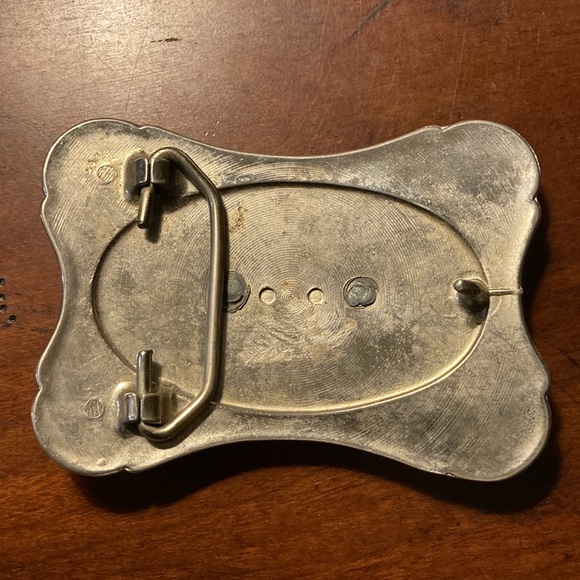 Vintage Cowboy Metal Belt Buckle - Picture 2 of 2